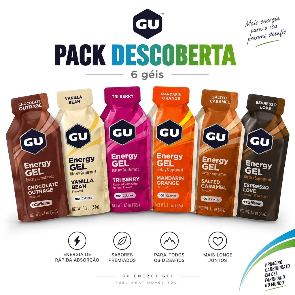 Pack Descoberta GU — 6 Géis