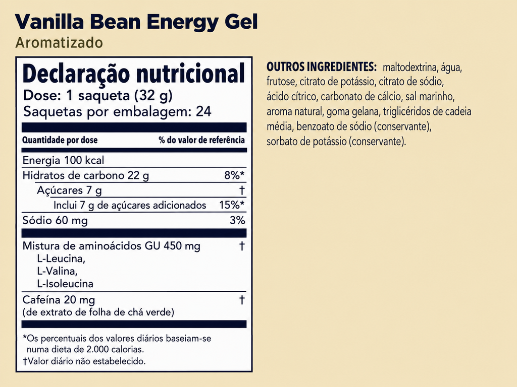 GU Gel - Vanilla Bean