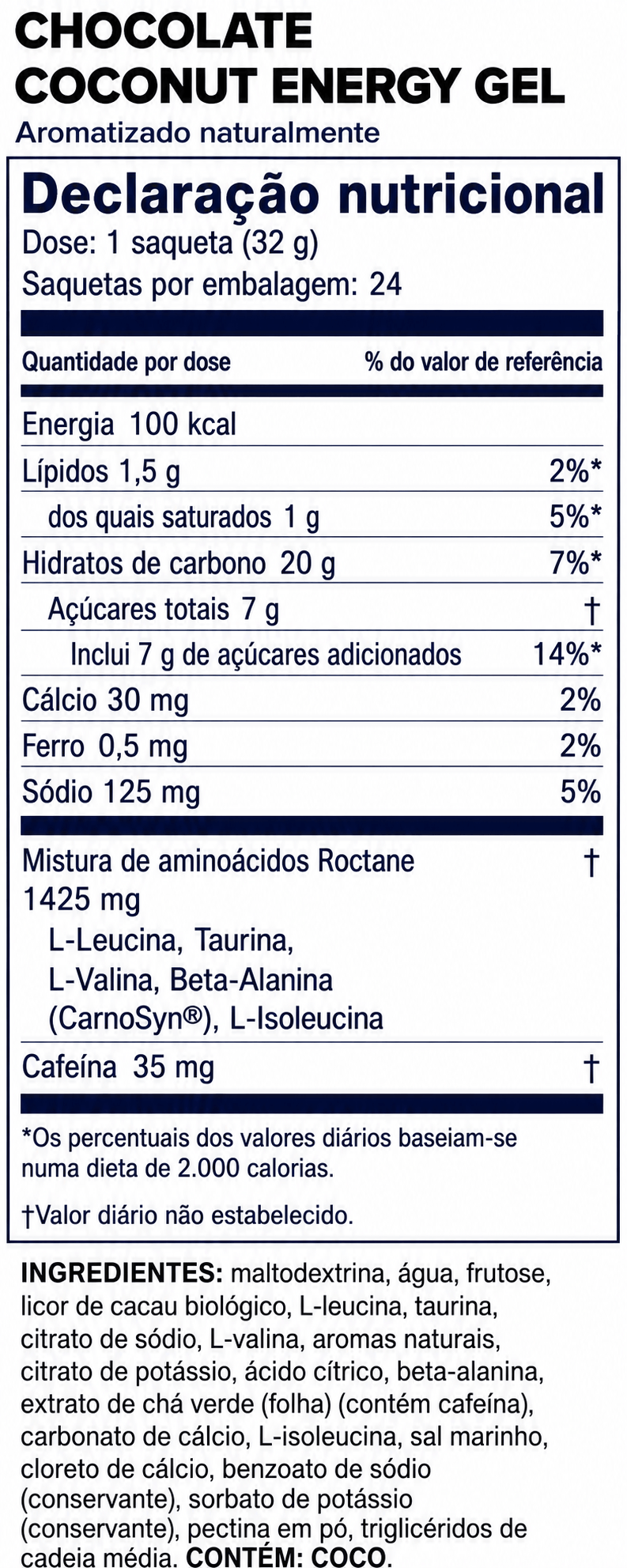 GU Roctane Gel - Chocolate Coconut